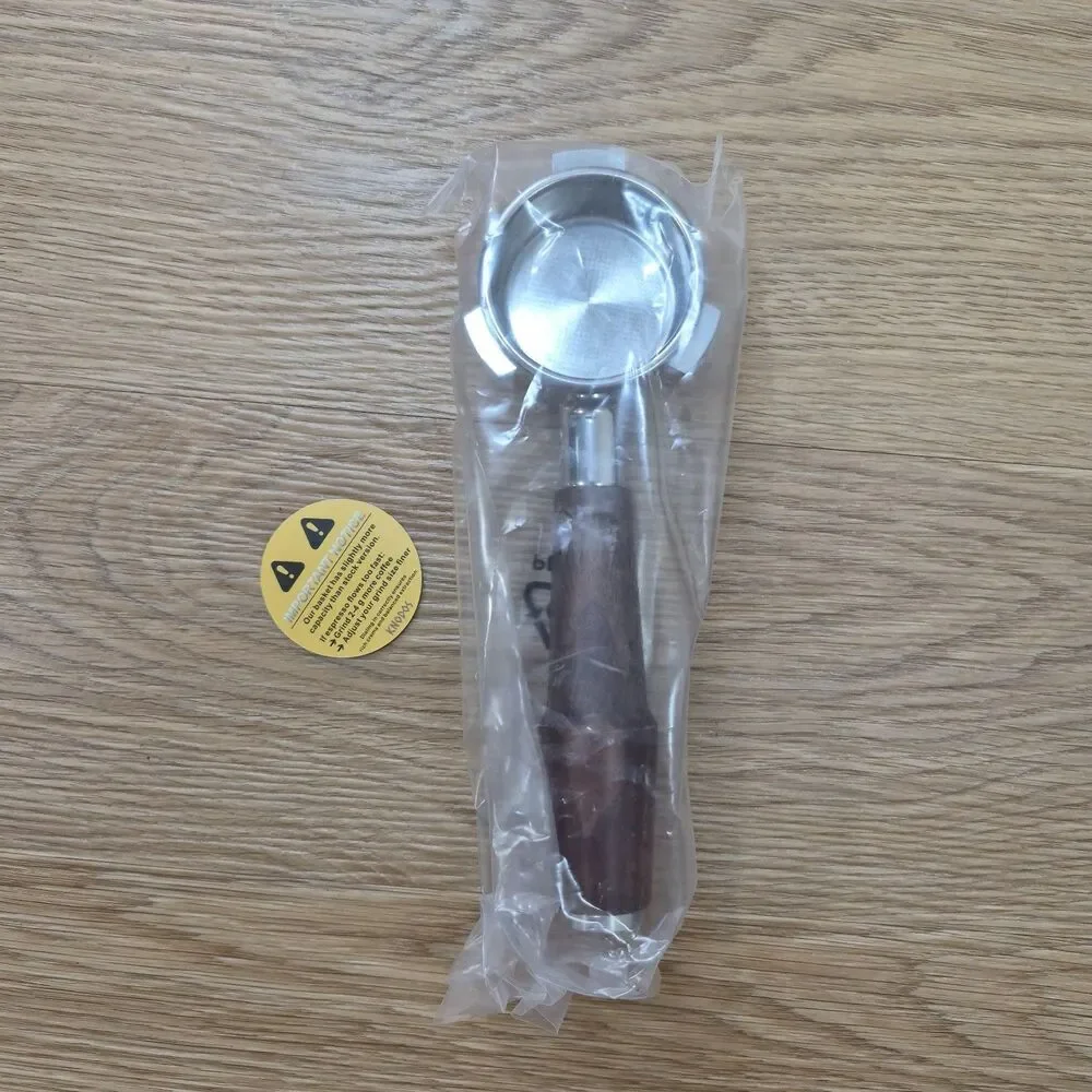 KNODOS 58mm Bottomless Portafilte, Walnut Handle BES870XL BES880 BES878 NEW